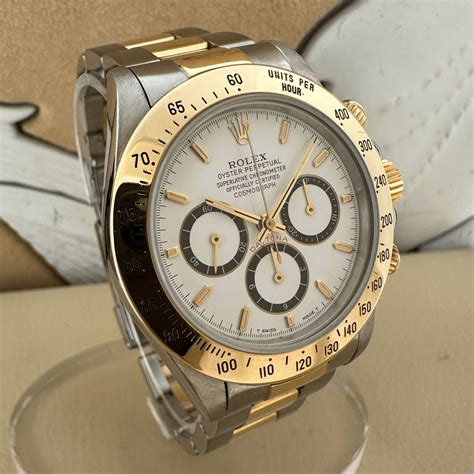 rolex daytona 6 rovesciato 16523|Rolex Daytona 16523 gray ANumber USED mens .